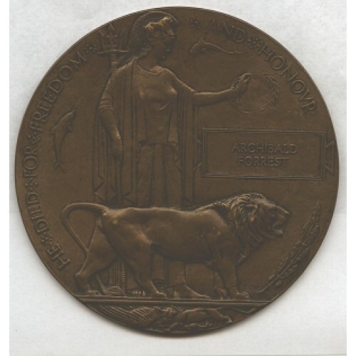 Ww1 death penny plaque - ww1, plaque-