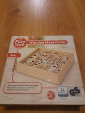 play tive wooden maze game 