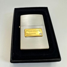 Zippo rhinestone gold plated