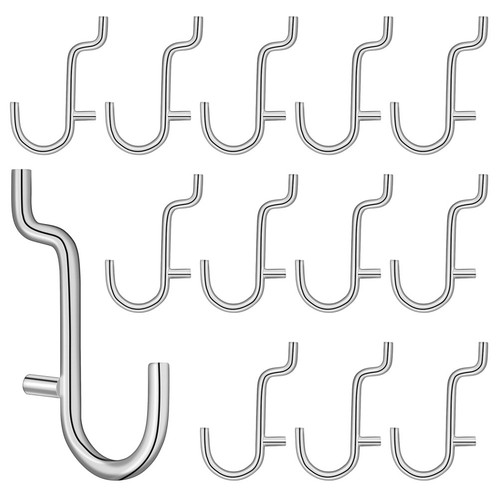 20pcs pegboard hooks stainless - hooks,