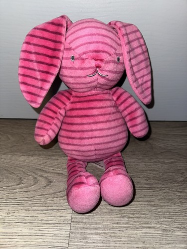 Mothercare pink striped bunny - striped,