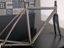 Titanium road bike frame