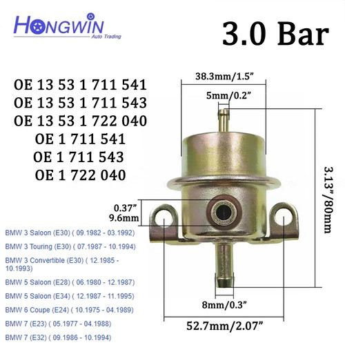 Bar fuel pressure - bar,