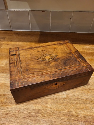 Antique wooden writing slope - antique,