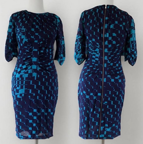 Whistles silk navy - whistles, blue