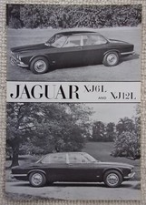 JAGUAR XJ6L & XJ12L orig 1972