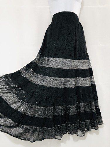 Vintage skirt cotton black - vintage,