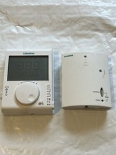 SIEMENS RDJ100RF + RCR100/433 - WIRELESS PROGRAMMABLE ROOM THERMOSTAT & RECEIVER
