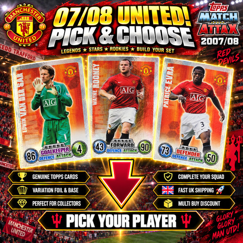2007 topps match attax - match, man