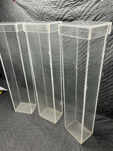 Display cases clear with - cases,