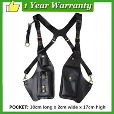 Anti-Theft PU Leather Concealed Underarm Shoulder Holster Phone Bag Case-Wallet.