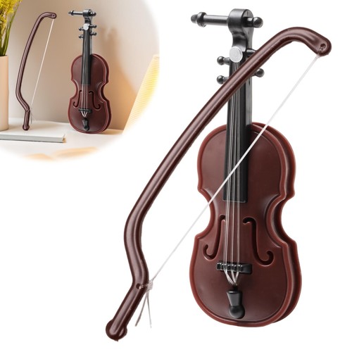 Smallest wooden tiny violin - smallest,