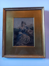 Framed G Baxter print THE