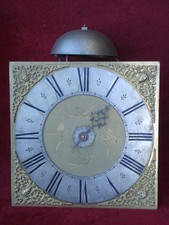 THOS CACKETT CRANBROOK RARE 18TH C  ALARM BIRDCAGE 30 HR LONGCASE CLOCK MOVEMENT