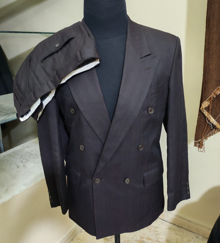 Vintage wool blend double