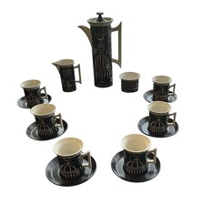 SUSAN WILLIAMS ELLIS PORTMERION MAGIC CITY  16 PIECE COFFEE SET SH61