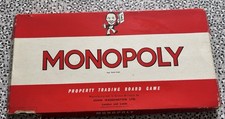 Vintage Monopoly The Property Trading Board Game Waddingtons 1980s Complete 