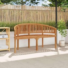 Banana Bench 151 cm Solid Teak