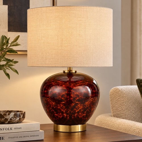 Tortoise shell style table - tortoise,
