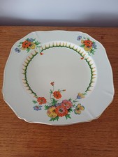 Set of 6 x Vintage 1930s Alfred Meakin “The Sloane” Floral Dinner Plates