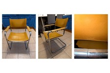 UniFor Leather Cantilever Chair – Tito Agnoli Design, Vintage Bauhaus Style