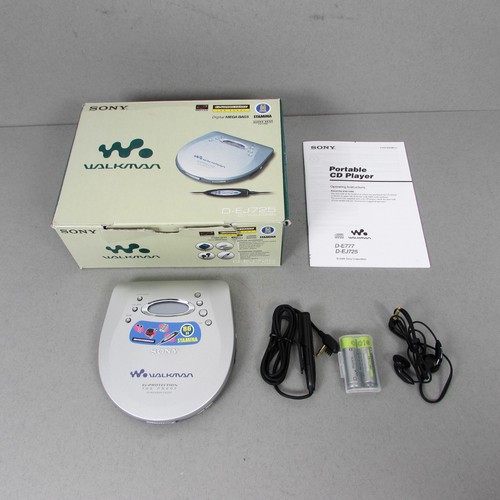 Sony ej725 walkman boxed - sony, d-ej725