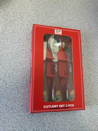 Kellogg vintage kids cutlery - kellogg's,