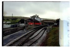 PHOTO  churston ferrers RAILWAY station 1990s ,it shows colour light signal and