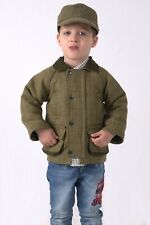 Bronte British UK Boys Girls Children's Juniors Racing Tweed Country Jacket Coat