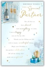 Special Partner Birthday Card