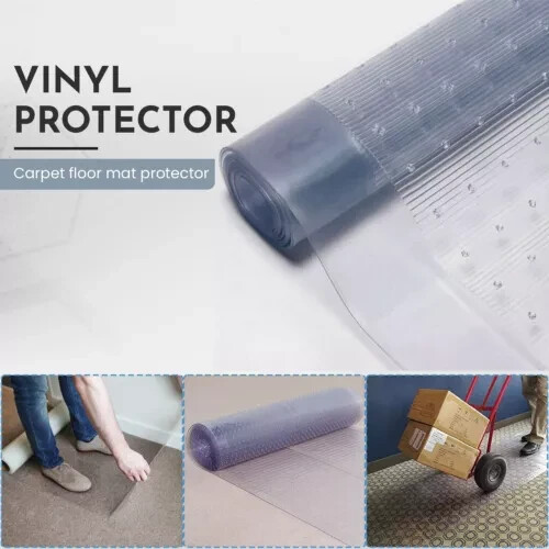 Vinyl plastic carpet protector - plastic,