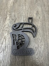 Guinness Toucan Black Cast Iron Trivet Pot Stand Collectable Bar Pub Display