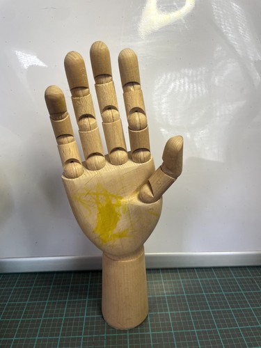 Wooden articulated posable - wooden,