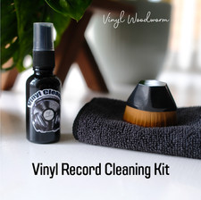 Vinyl record cleaning kit - record,