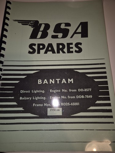 Reprint vintage bsa - of,