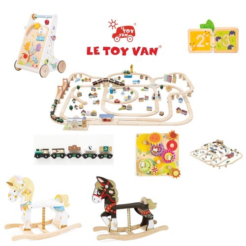 Toy van wooden train sets - toy,
