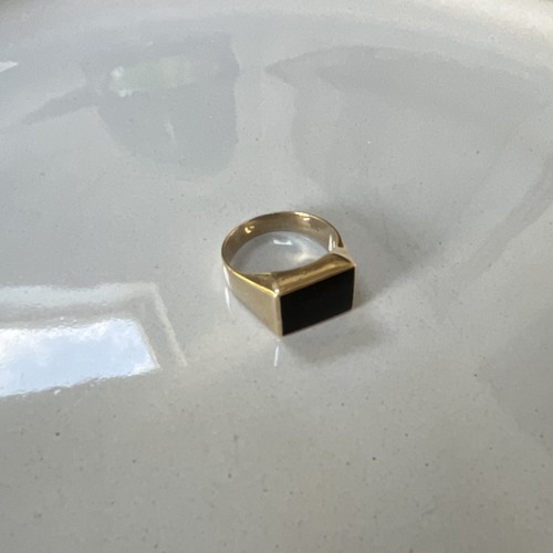9ct gold men signet - signet, ring