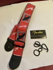 Fender guitar strap red - fender,
