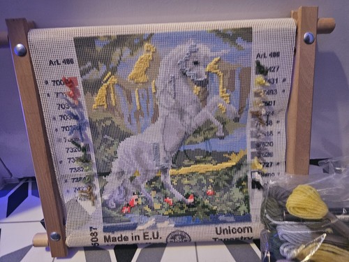 Tapestry unicorn wool - tapestry,