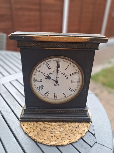 Vintage colonial clock - vintage,