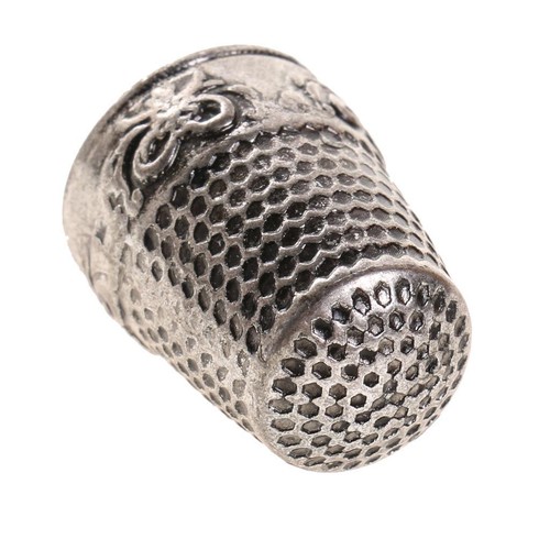 Vintage metal silver sewing - metal,