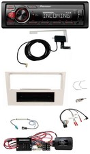 Pioneer USB Steering Wheel DAB Bluetooth Car Stereo for Vauxhall Corsa D Pearl White 09-14