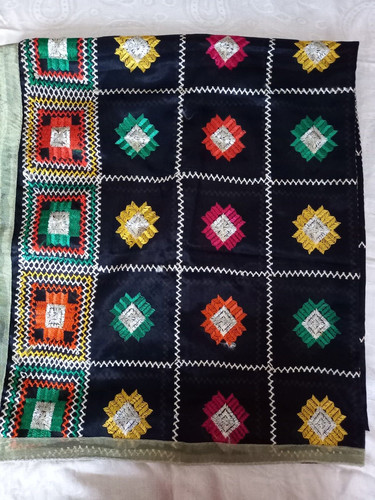 Phulkari dupatta embroidery - dupatta,
