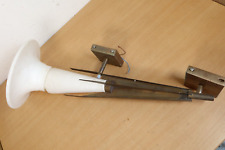 Brass & Quartz Stone Wall Sconce Art Deco Style ? Large Light Italian? Stilnovo?