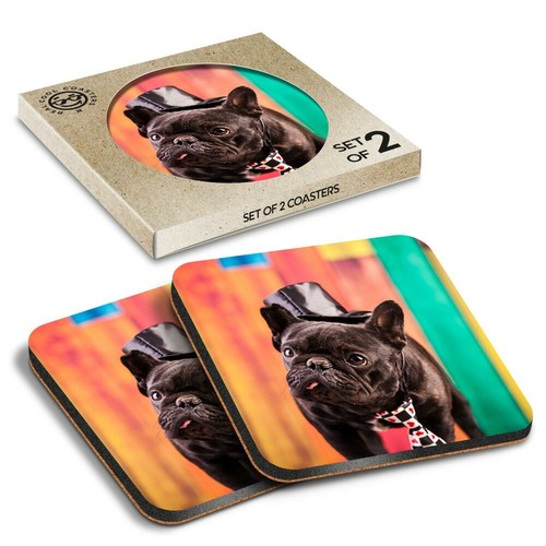 Boxed square coasters - x,