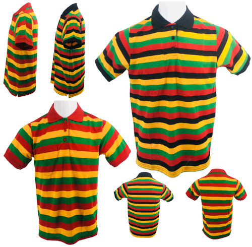 Men rasta polo striped - men's,