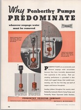 1940 Ad * Penberthy Injector Company * Detroit MI