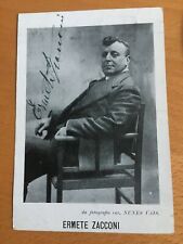 Postcard signed by Ermete