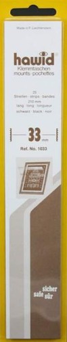 Hawid stamp mounts 210x33mm - mounts,
