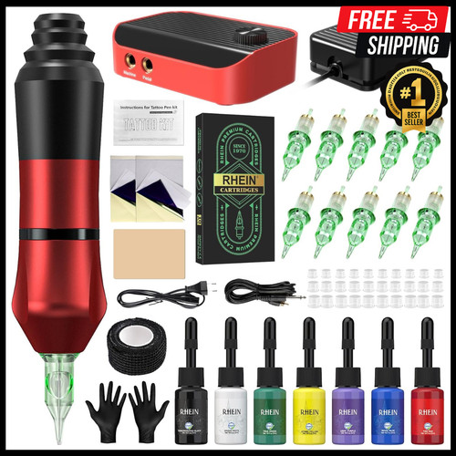 Wireless tattoo pen gun kit - pen,
